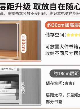简易书架桌面置物架学生家用书桌收纳架办公客厅桌上架子小型书柜