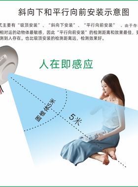 毫米波人体感应器家居智能灯控开关干接点拓迪TDL-9952A-J感测器