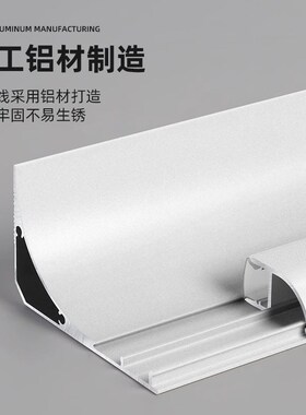 客厅免吊顶铝合金顶角线LED线型灯明装石膏线反光洗墙眼皮线性灯