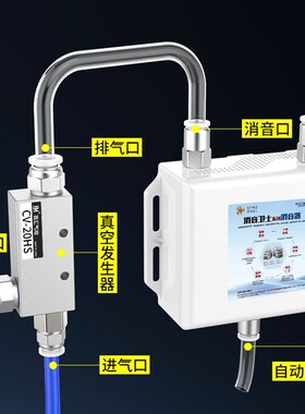百汇气动消音器气缸消音器新型电磁阀空压机真空降噪静音排气排水