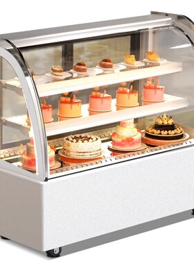 蛋糕展示柜小型甜品展r示柜熟食冷藏柜商用水果保鲜柜台式风冷