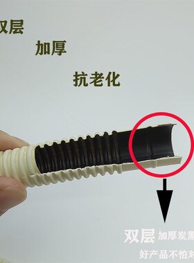 德国进口加厚双层空调排水管通用滴水管落水管延长管半自动洗衣机