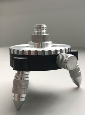 (通用款)水平仪旋转微调底座支架金属底座转接夹头升降台红外线