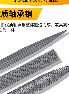 木工锉刀迷你锉细齿硬木挫手工模型锉小什锦锉套装文玩打磨工具