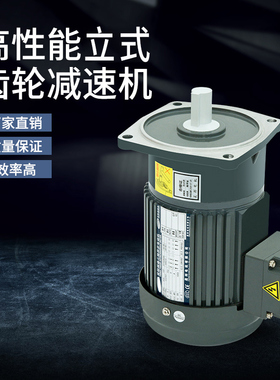晟邦齿轮减速电机380v三相异步立式变频调速电机马达晟邦卧式220V
