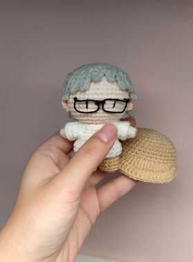 周星驰Q版手办DIY钩织材料包