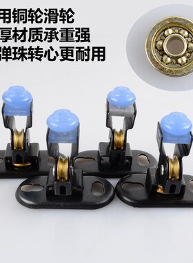 双杆动滑轮手摇升降阳台晾凉衣架晒衣架DIY配件手摇器钢丝绳全套