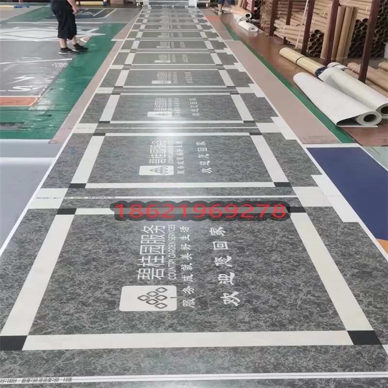 Internet celebrities enter the door full of large-area floor mats, elevator mats, carpets, living room household pvc anti-slip waterproof can be cut