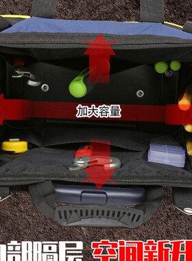 工具包拉杆式拖拉工具箱推拉电工木工专用维修大容量男收纳包