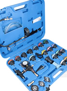 汽车水箱打压测漏工具检试漏仪防冻液更换加注器真空冷却液压力表