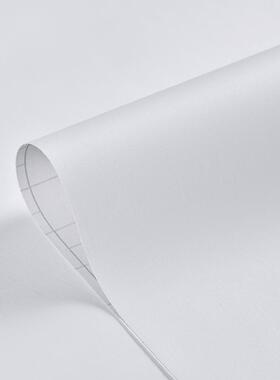 简约现代风格加厚自粘防水墙纸+白色墙纸翻新家具防潮提亮墙面