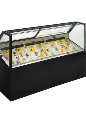 雪糕冰淇淋不锈钢展示柜恒温控制展示柜卤味猪蹄展示柜可定
