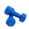 Free shipping frosted plastic-impregnated dumbbells for women's home aerobics, yoga, thin arms, round heads, small men's fitness and fat loss