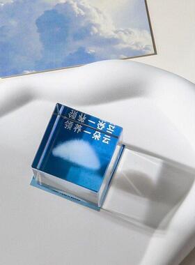 云朵立方桌面摆件领养一朵云送女生小众高级感情人节治愈生日礼物