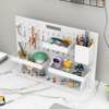 Desk blocking artifact hole board desktop rack office workstation decorative partition home dormitory storage