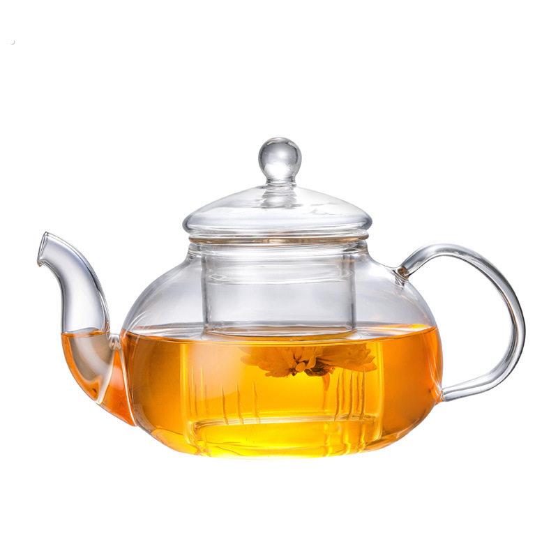 Teapot Heat-resistant glass teapot Single pot Thickened filter teapot Tea cup tea set Teapot Electric ceramic stove
