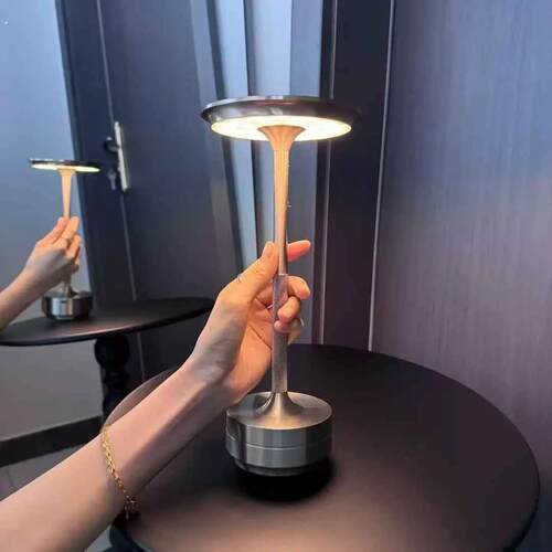 网红酒吧桌子灯跨境咖啡馆充电款户外露营台灯创意夜灯餐厅氛围灯 - 图0