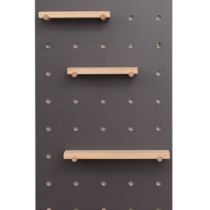 Solid wood hole board accessories wooden stick log matchstick universal round hole wooden stick pendant wooden laminate storage hook