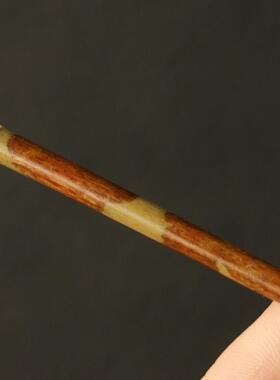 精品纯手工制作天然牛角头湘妃竹茶拨竹制茶具小茶扒茶道福建料子