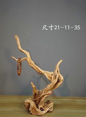 新中式禅意根雕工艺品风化木摆件茶室客厅电视柜玄关创意木雕饰品