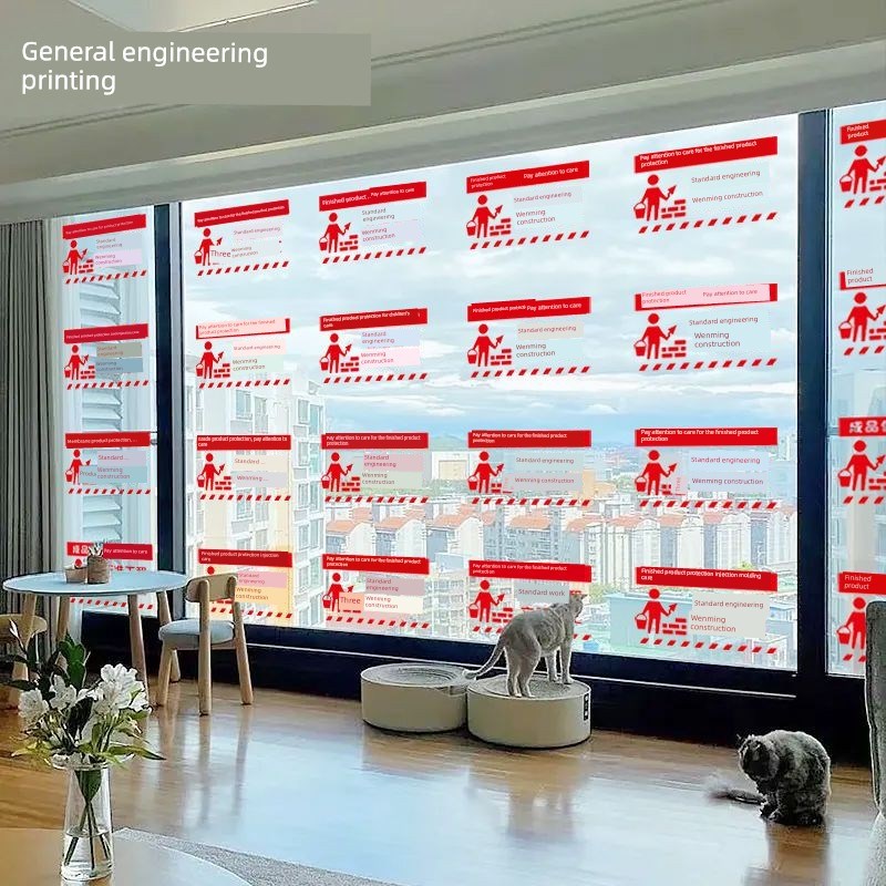 Doors and windows protective film Self-adhesive decoration window dustproof film spray paint protective film furniture wardrobe dustproof film customization