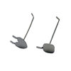 Stainless steel hole board accessories punch-free round hole hook porous plate pendant accessories supermarket display shelf straight hook