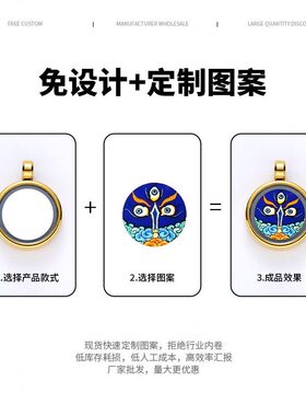 甄选唐卡嘎乌盒扎拉姆唐卡般若可打开装东西扎基拉姆吊坠可换图