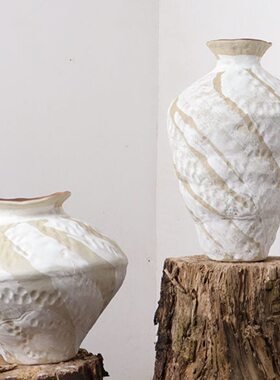 甄选景德镇简约现客厅陶瓷花水养插花鲜花干花餐桌玄关电视柜摆件