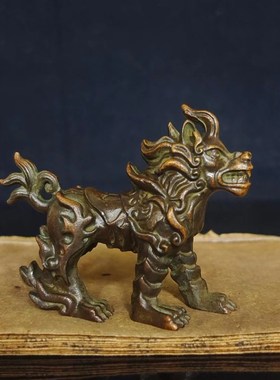 纯猊龙之九子狴犴赑屃螭吻蚣牢椒图蒲蝮狻铜饕餮睚眦客厅装饰摆件