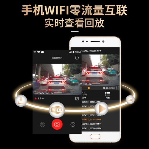 奥迪A4LA6LA7LA3A5A8Q2LQ5LQ3Q4Q6Q7Q8S5RS7R8TT原厂行车记录仪 - 图2