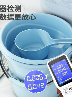 家用塑料水桶加厚透明储水桶学生宿舍桶带盖大号手提桶耐用洗澡桶