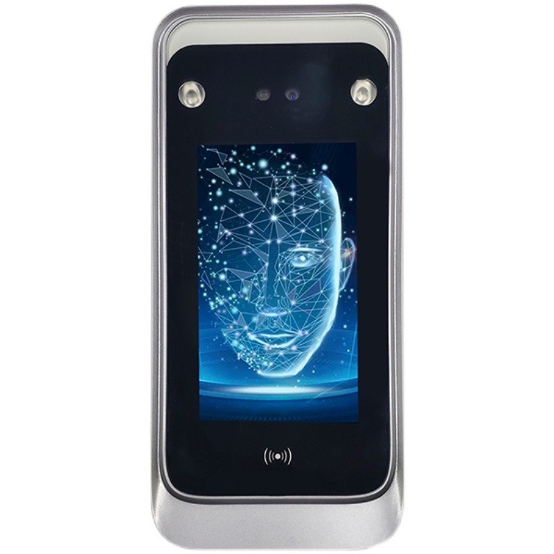 Dynamic face attendance access control machine face swipe card password clock in and out glass door wooden door access control system
