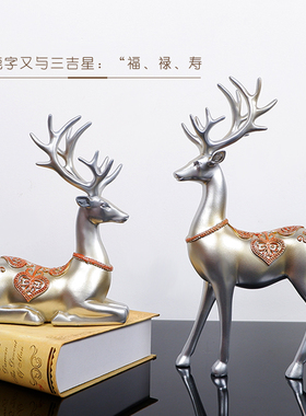 工意摆件欧北创艺品 式欧风客餐厅电视柜酒柜玄关办公室创意家居