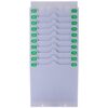 20-work combination attendance card rack telescopic punch card rack employee position card rack card slot plastic rack paper card holder