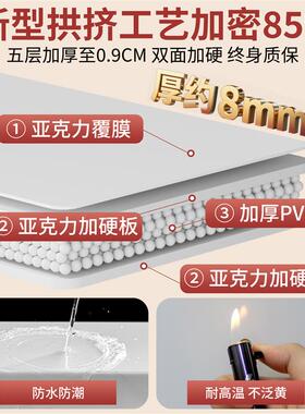 窗台板自粘复合亚克力台面板加厚飘窗套门套包边仿大理石窗框定制