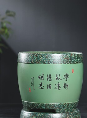 精品紫砂花盆网红款花卉绿植盆景兰花盆君子兰盆阳台仿古室内桌面