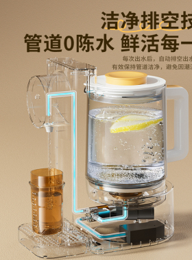 宝瑞仕高硼硅玻璃定量恒温热水壶