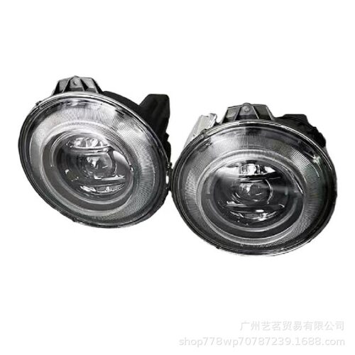 奔驰G级W463G350 G500 G55 G63G65老改新几何LED熏黑暗夜大灯总成 - 图3