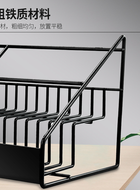 咖啡厅收纳整理架糖压瓶架子八瓶铁艺糖压瓶架加粗四格糖浆展示架