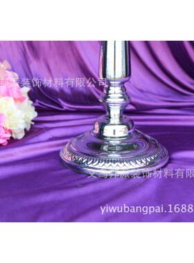 厂家欧式五头水晶烛台婚庆西餐厅咖啡厅专用水晶蜡烛台