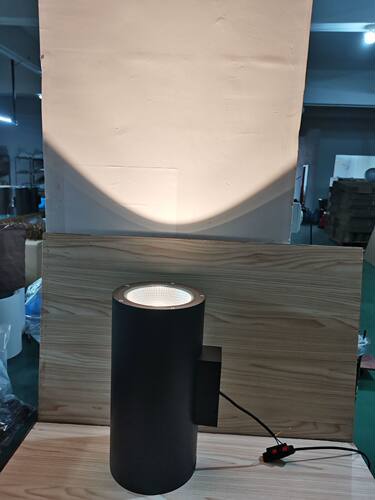 源头厂家供应室外防水圆形上下照LED壁灯直径200双头壁灯JB202 - 图2