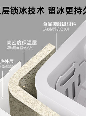 [自清洁]美的小型家用全自动mini低功率学生宿舍商用奶茶制冰机