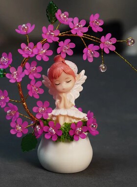 手工花朵桌面摆件创意礼物