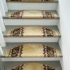 Jiachi villa household solid wood stair carpet glue-free self-adhesive anti-slip indoor step mat stepped full floor customization
