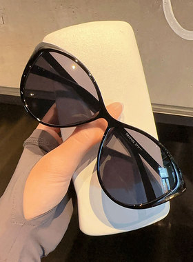 时尚辣妹潮猫眼韩版男女通用墨镜