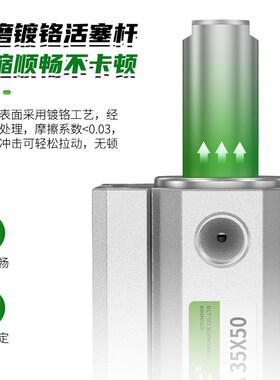 SDA薄型气缸小型气动63*5X10X15X20X30X40X50-S-B大推力迷你气缸