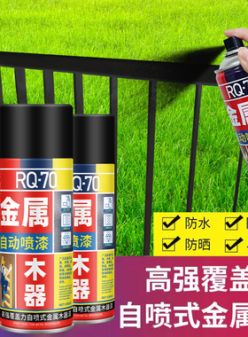 铁门翻新喷漆大门改色专用漆防锈金属喷漆进口原料自喷漆补修
