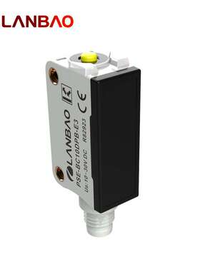 上海兰宝PSE-BC30DNBR-E3漫反射传感器30cm M8连接 方形光电开关