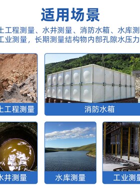 4G渗压计485硅压阻式水库岩土工程孔隙水压力计液位监测计传感器