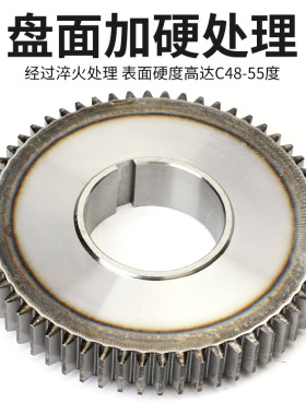 宝鸡数控车床SJK6140机床SK40磨齿齿轮SK50P主轴箱原装配件皮带轮